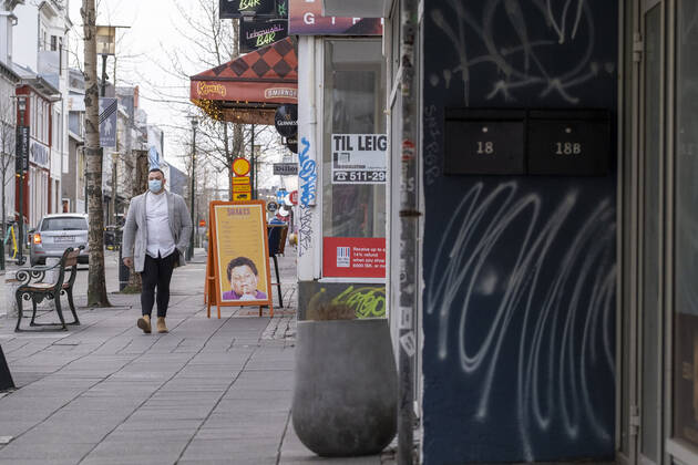 Coronavirus in Island, Eindrücke aus Reykjavik