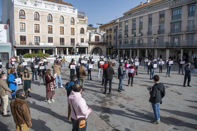 Coronavirus in Spanien, Protest gegen Beschränkungen in Kastilien-La Mancha