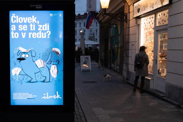 Coronavirus in Slowenien, Eindrücke aus Ljubljana