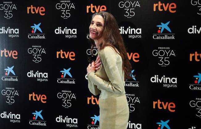 Angelina Molina bei Pressetermin zum Goya Award in Madrid
