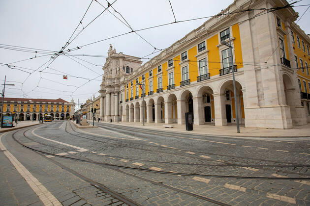 Coronavirus in Portugal, Eindrücke vom Lockdown in Lissabon