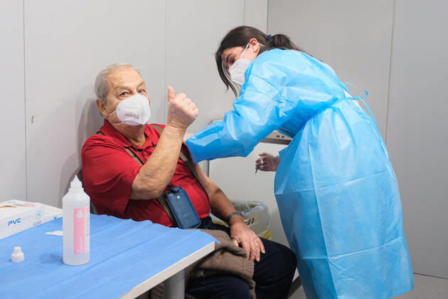 Coronavirus in Italien, Impfung in Padua