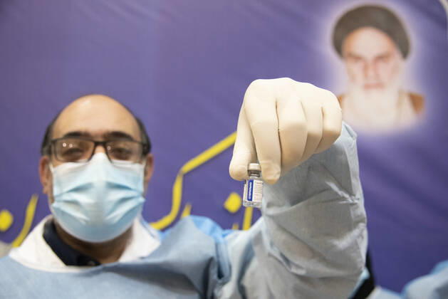 Coronavirus in Iran, Impfaktion mit Impfstoff Sputnik V in Teheran