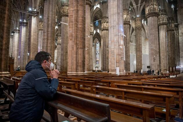 Coronavirus in Italien, Mailänder Dom wieder eröffnet