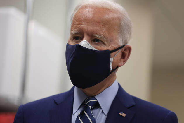 Coronavirus in den USA, Joe Biden besucht Nationales Gesundheitsinstitut in Bethesda