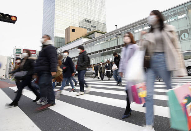 Coronavirus in Japan, Eindrücke aus Tokio