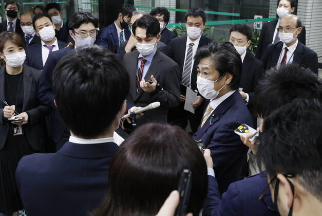 Coronavirus in Japan, Norihisa Tamura Pressekonferenz in Tokio