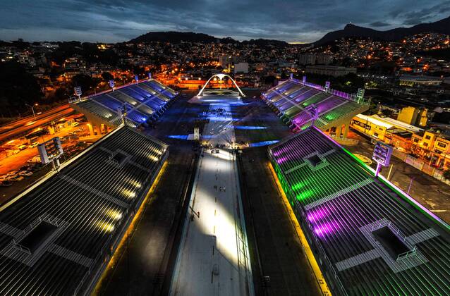 Coronavirus in Brasilien, Verwaistes Sambodromo in Rio de Janeiro