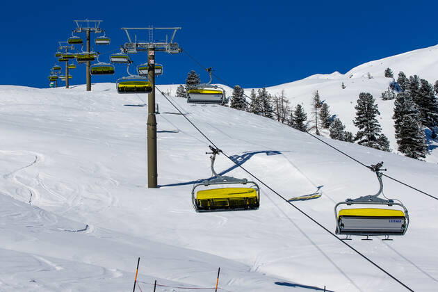 Coronavirus in Österreich, Leere im Ski-Resort Wildkogel-Arena in Bramberg