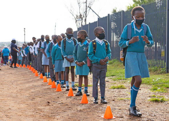 Coronavirus in Südafrika, Wiedereröffnung von Schulen in Johannesburg