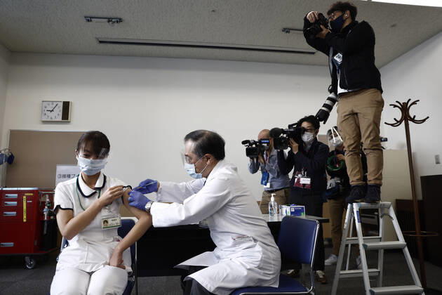 Coronavirus in Japan, Beginn der Impfungen in Tokio