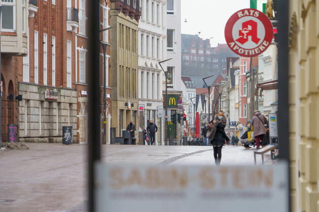 Coronavirus in Schleswig-Holstein, Eindrücke aus Flensburg