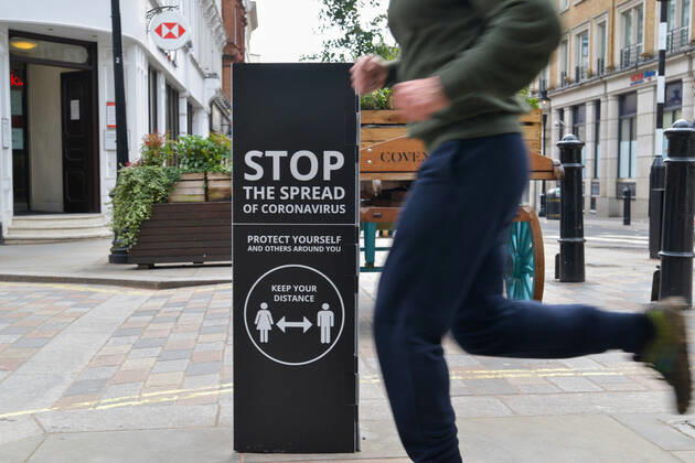 Coronavirus in Großbritannien, Eindrücke aus London