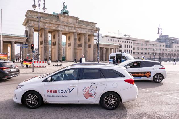 Berlin classifies more than 1600 hire cars as illegal - Stock photo
