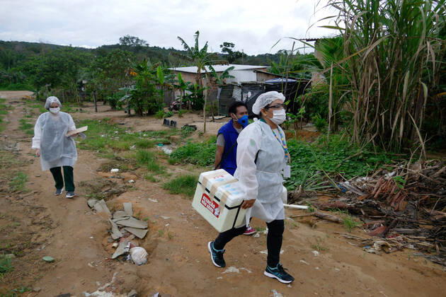 Coronavirus in Brasilien, Impfung von Senioren in Manaus