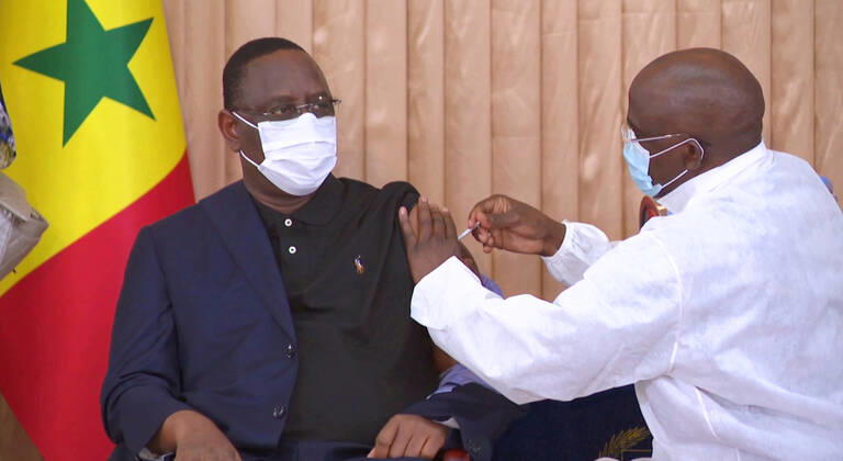 Coronavirus im Senegal, Macky Sall lässt sich impfen in Dakar