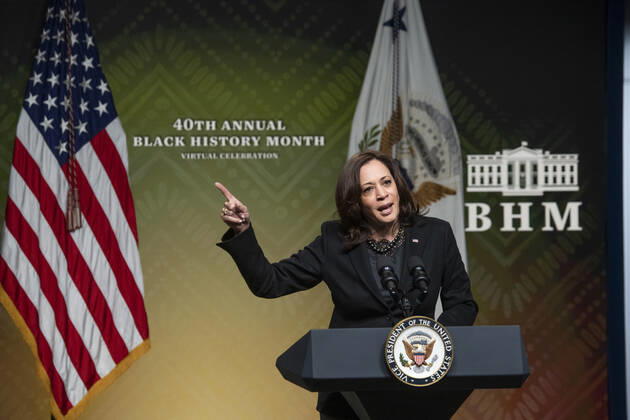 Kamala Harris to speak on Black History Month in Washington