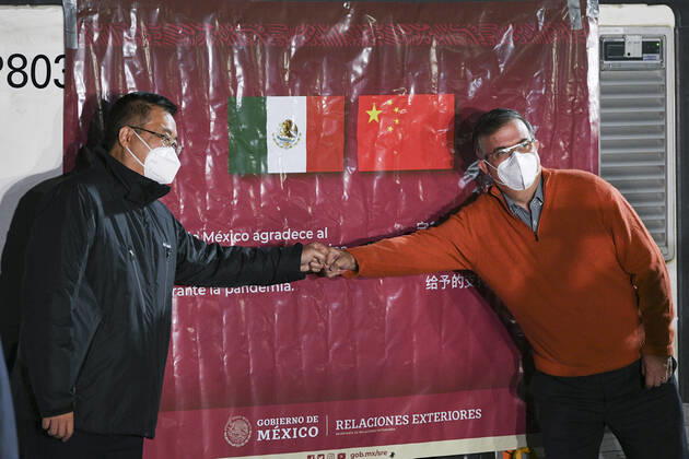 Coronavirus in Mexiko, Ankunft des chinesischen Impfstoffs Sinovac
