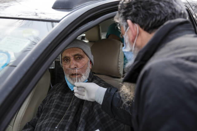 Coronavirus in Indien, Schnelltests im Kaschmir