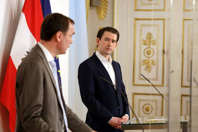 Coronavirus in Österreich, Sebastian Kurz Pressekonferenz in Wien
