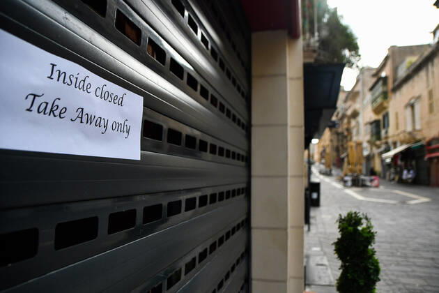 Coronavirus in Malta, Eindrücke aus Valletta