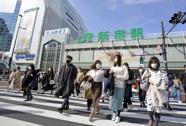 Coronavirus in Japan, Eindrücke aus Tokio