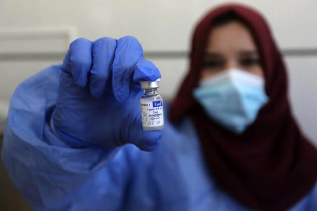 Coronavirus in Gaza, Impfungen in Bureij