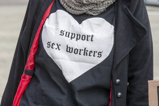 Coronavirus in Belgien, Proteste von Prostituierten in Brüssel