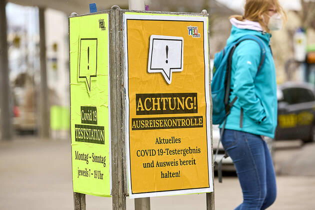 Coronavirus in Österreich, Eindrücke aus Wiener Neustadt