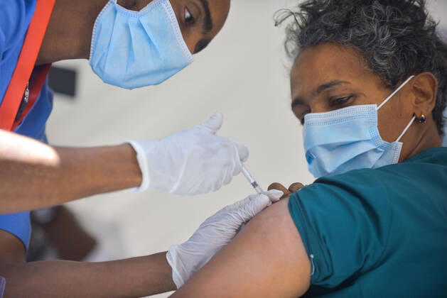 Coronavirus in Äthiopien, Impfung in Addis Abeba