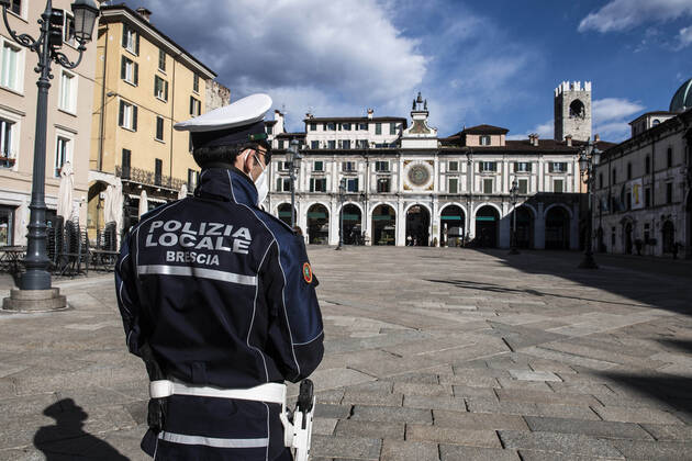Coronavirus in Italien, Lockdown in Brescia