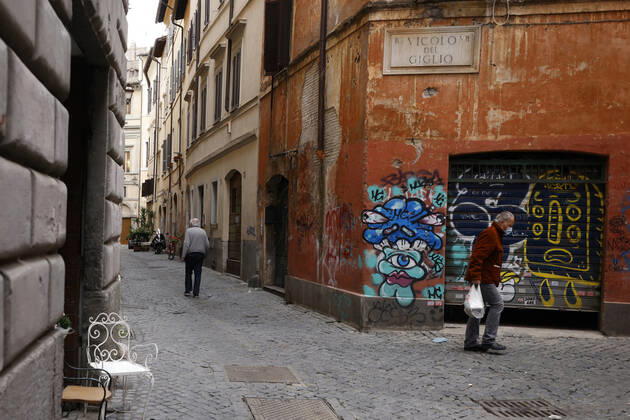 Coronavirus in Italien, Dritter Lockdown in Ro