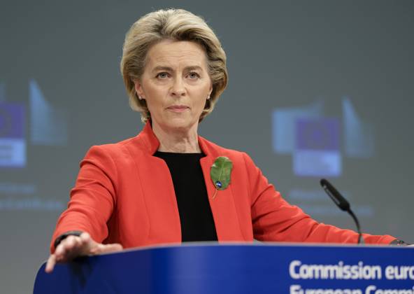 Coronavirus, Ursula von der Leyen Pressekonferenz zur EU-Impf-Kampagne