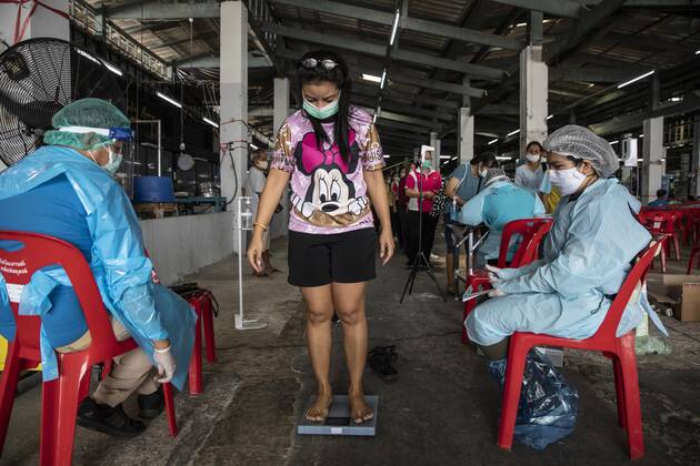 Coronavirus in Thailand, Sinovac-Impfungen in Bangkok