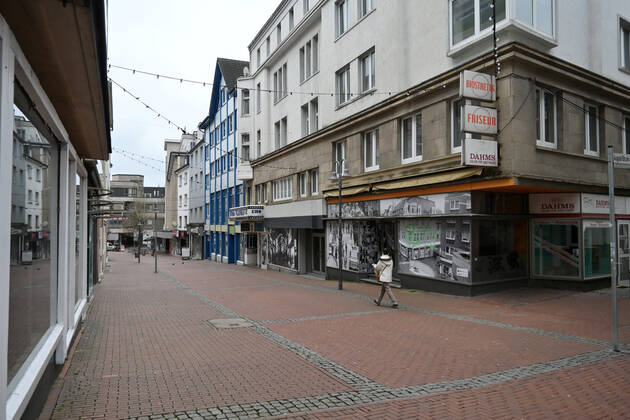 Coronavirus in NRW, Eindrücke aus Recklinghausen