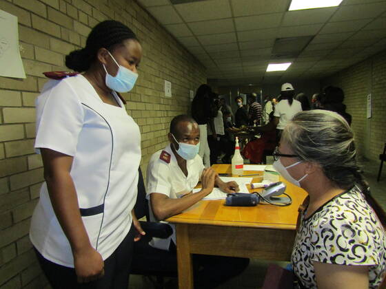 Coronavirus in Namibia, Impfungen in Windhoek