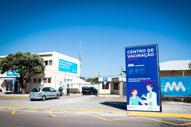 Coronavirus in Portugal, Impfzentrum in Matosinhos