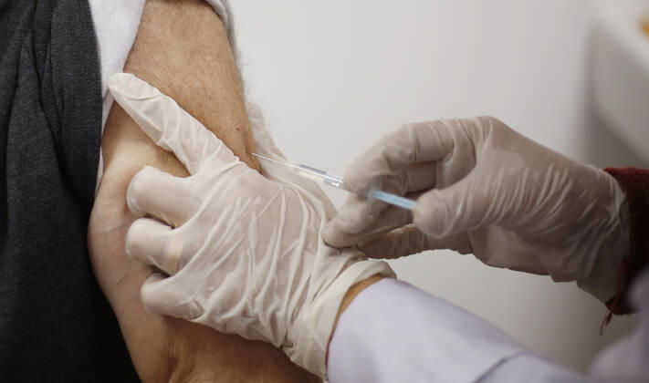 Coronavirus im Westjordanland, Impfzentrum in Nablus