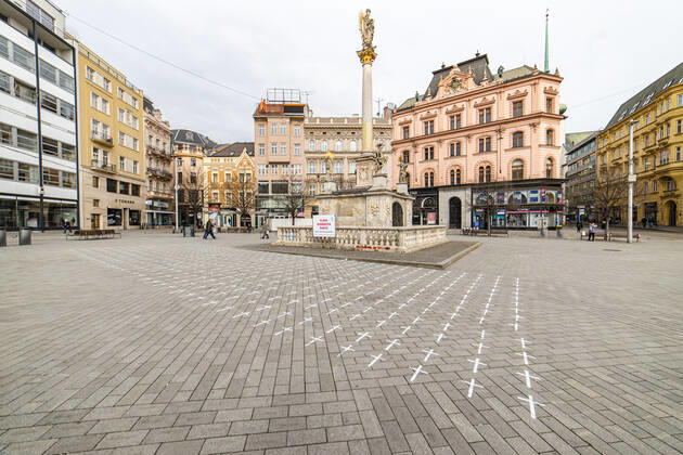 Coronavirus in Tschechien, Gedenken an Corona-Opfer in Brno