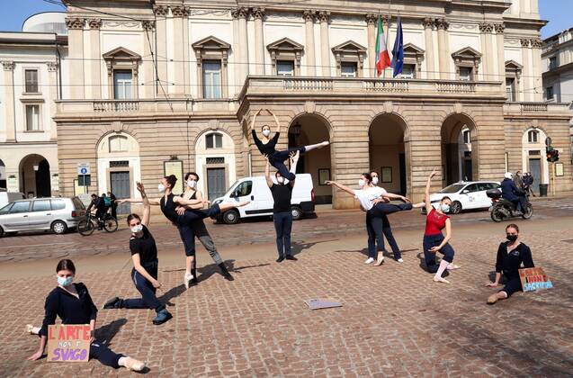 Coronavirus in Italien, Studenten der Mailänder Scala protestieren gegen Coronamaßnahmen