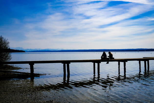 Coronavirus in Bayern, Eindrücke vom Ammersee