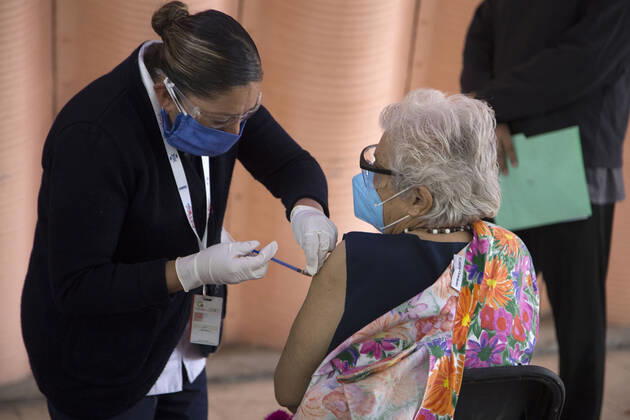 Coronavirus in Mexiko, Senioren werden geimpft