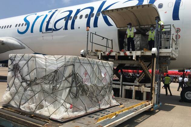 Coronavirus in Sri Lanka, Impfstoff in Colombo eingetroffen