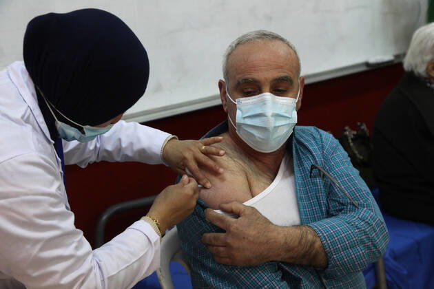 Coronavirus im Westjordanland, Impfungen in Ramallah