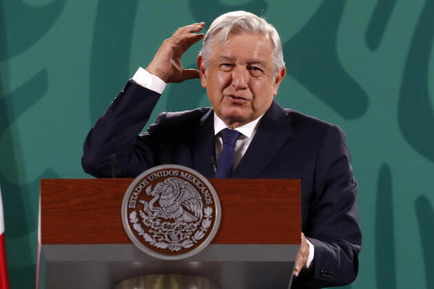Mexico, Andres Manuel Lopez Obrador Press Conference in Mexico City