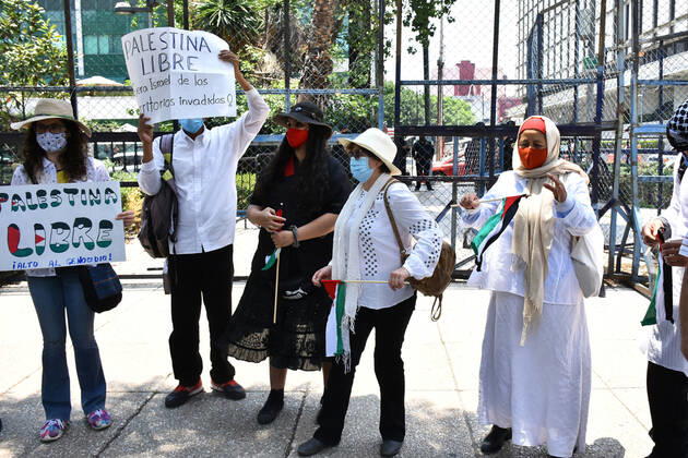 Mexico, pro-Palestinian protests in Mexico City