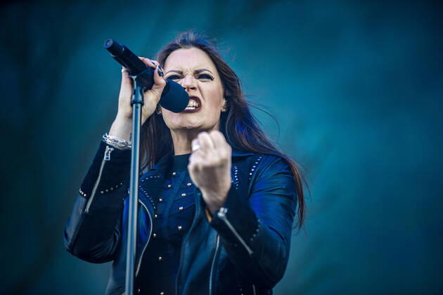 Floor Jansen is no longer the lead singer of the metal band Nightwish; archive photos