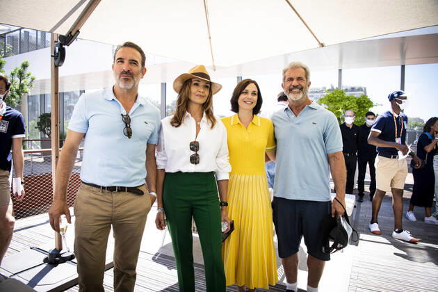 Tennis, Prominenz am Finaltag bei den French Open in Roland Garros in Paris
