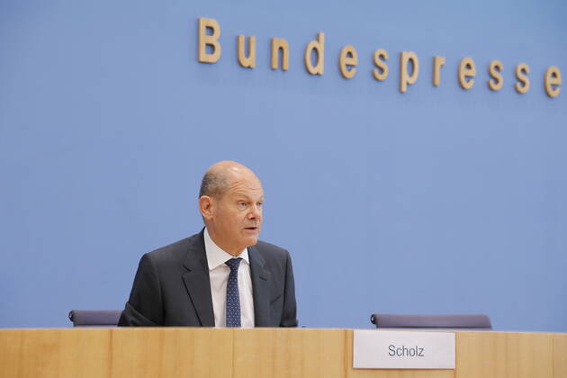 Berlin, Bundespressekonferez Regierungsentwurf für den Bundeshaushalt 2022 und den Finanzplan bis 2025