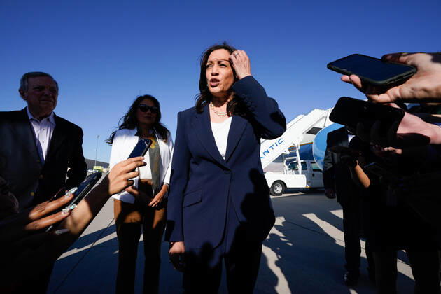 USA, Vice President Kamala Harris visits border with Mexico in El Paso
